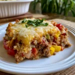Healthy Stuffed Pepper Casserole