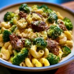 High-Protein Creamy Beef Pasta