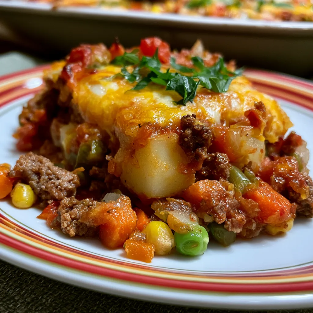 Hobo Casserole Ground Beef