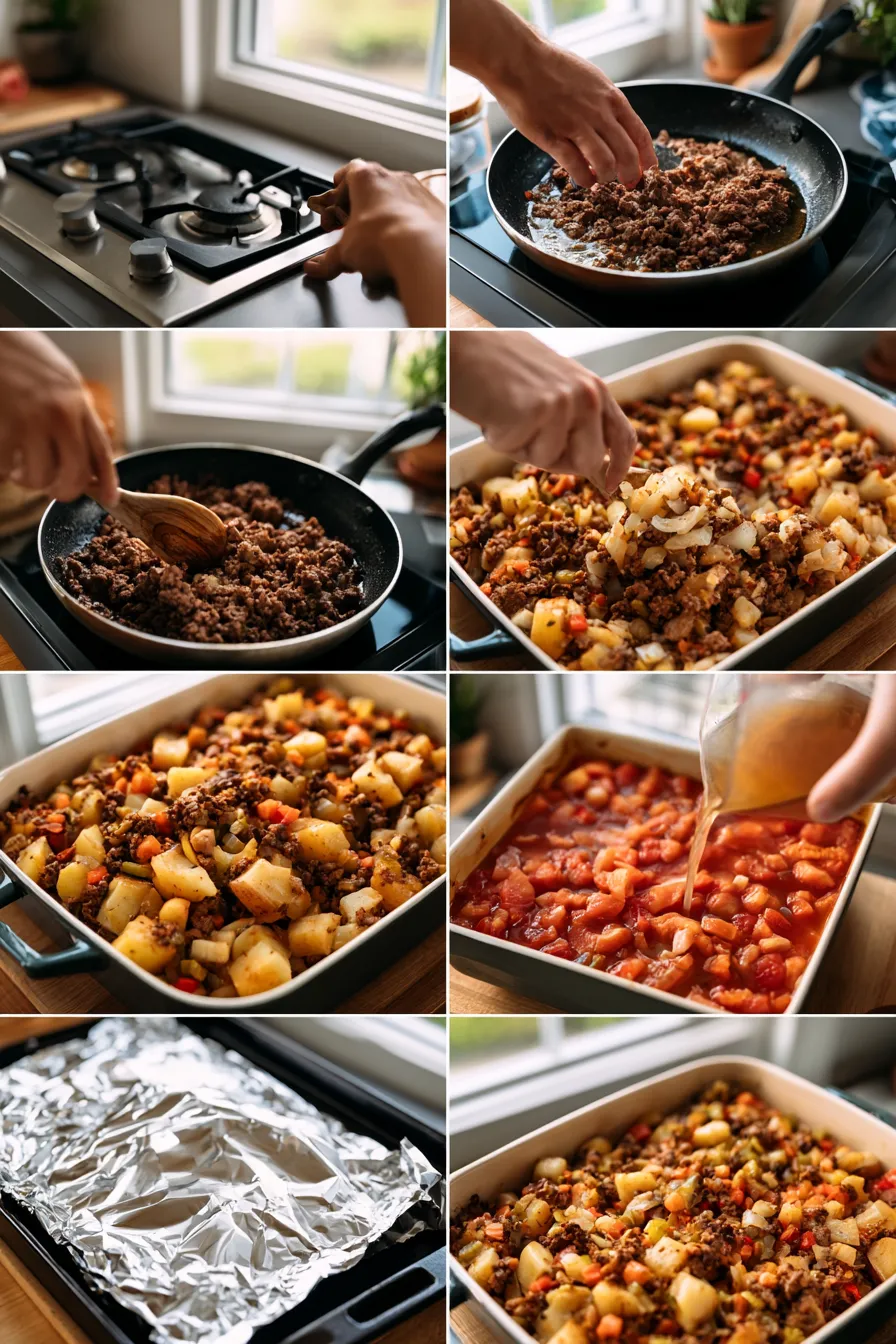 Hobo Casserole Ground Beef