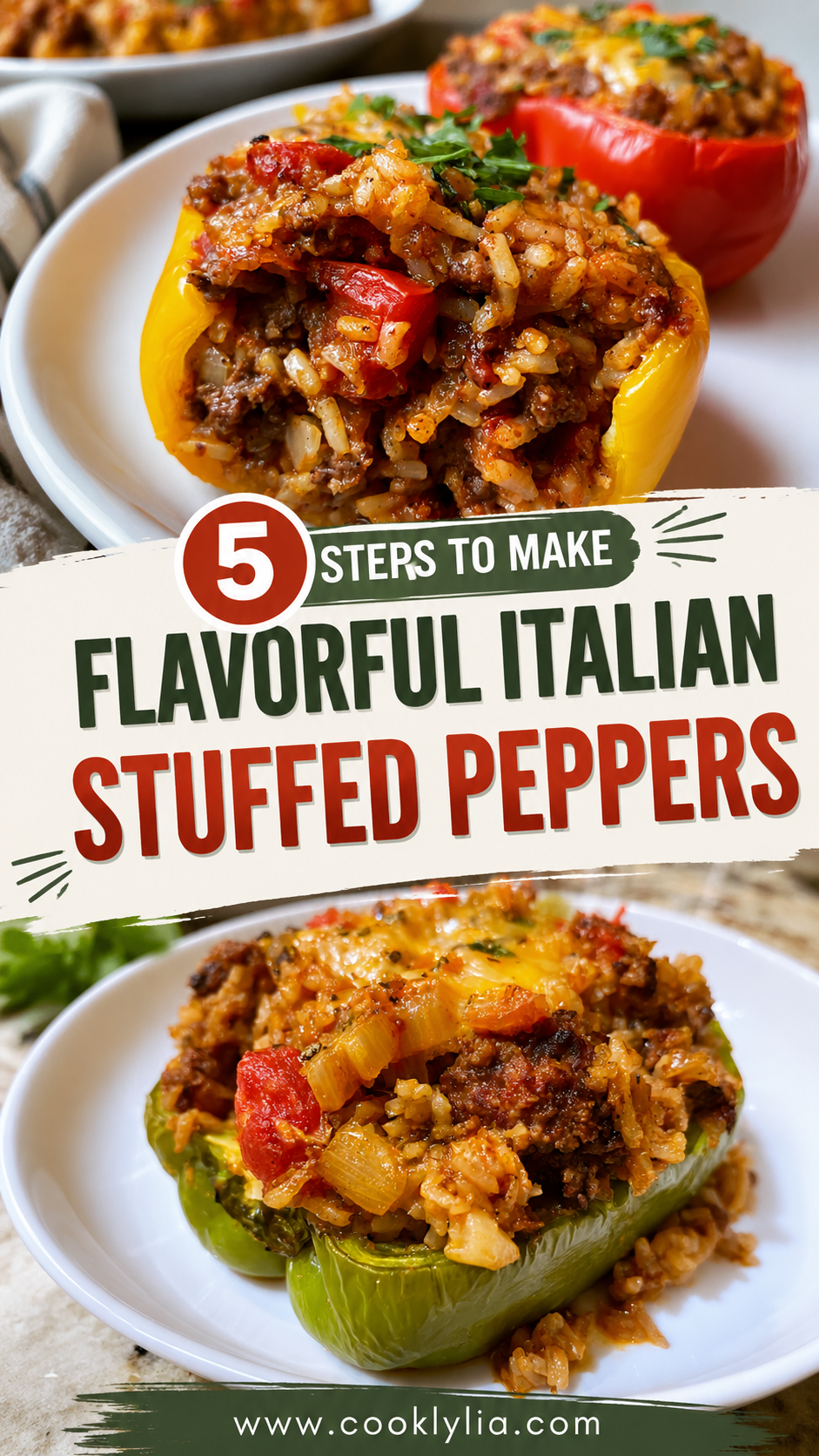 Italian Stuffed Peppers with Beef