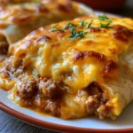 Loaded Beef and Cheese Burritos