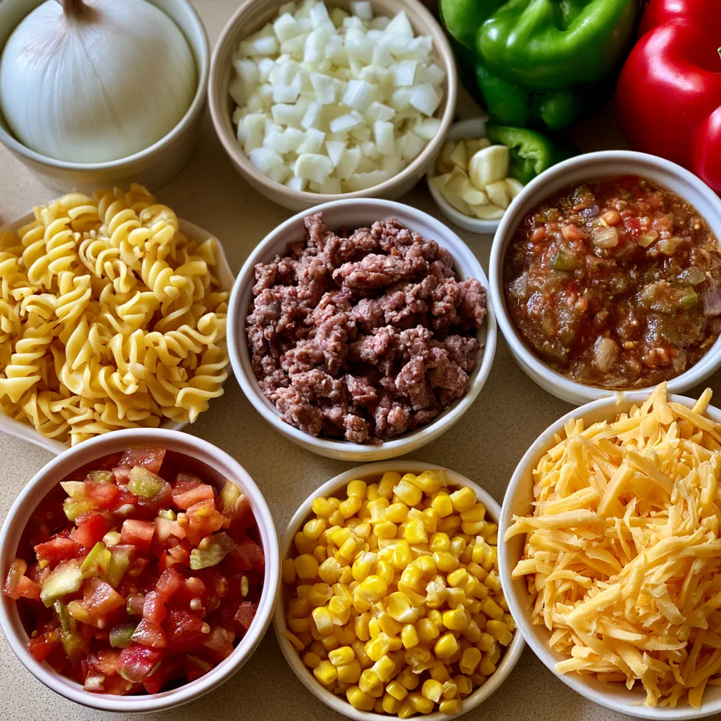 One Pot Cheesy Taco Pasta
