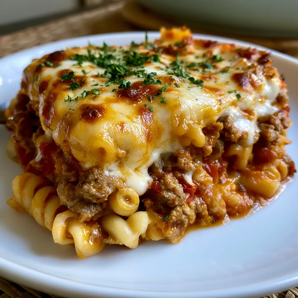 One-Pot Hamburger Helper Lasagna