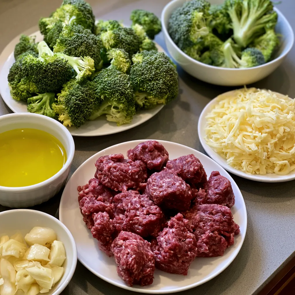 Quick Hamburger Broccoli Skillet Bowl