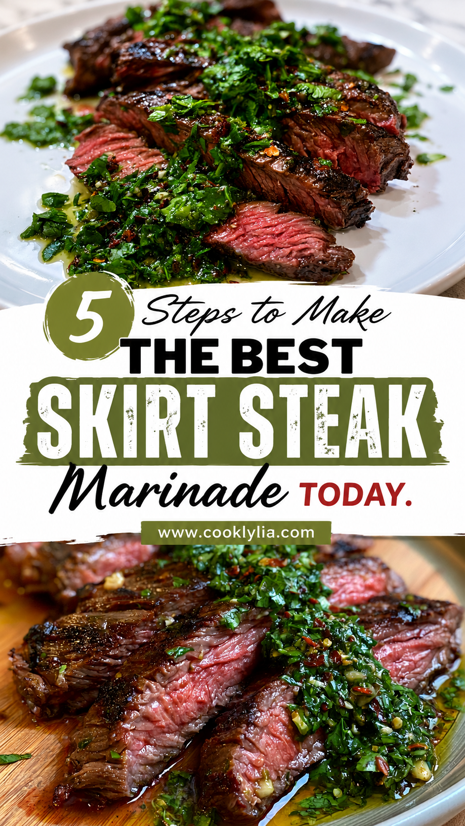 Skirt Steak Marinade with Chimichurri