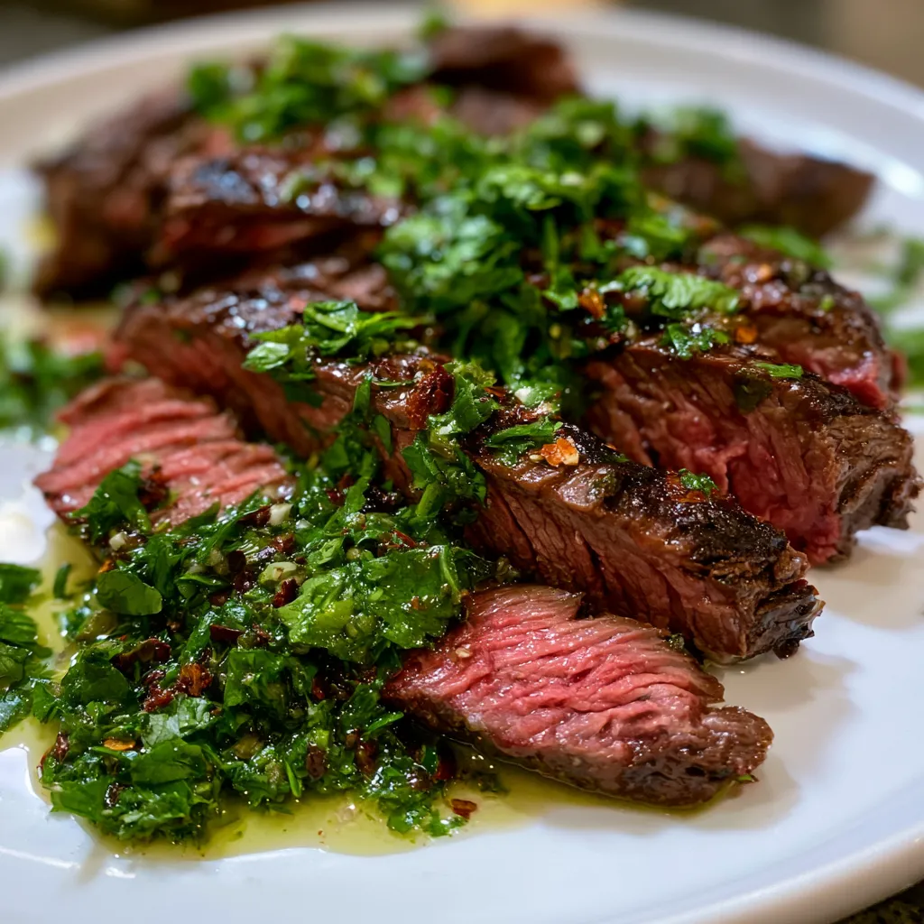 Skirt Steak Marinade with Chimichurri