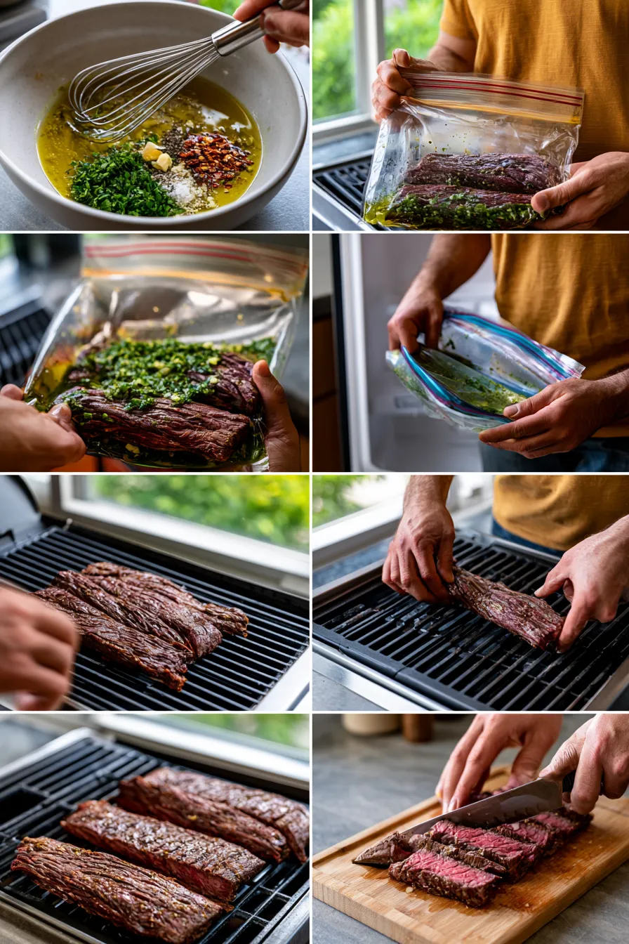 Skirt Steak Marinade with Chimichurri
