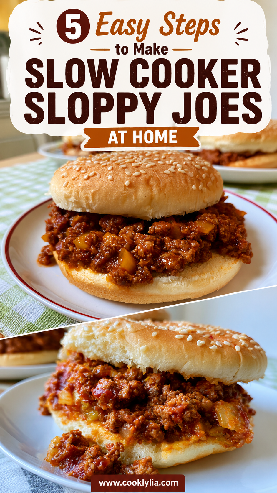 Slow Cooker Sloppy Joes