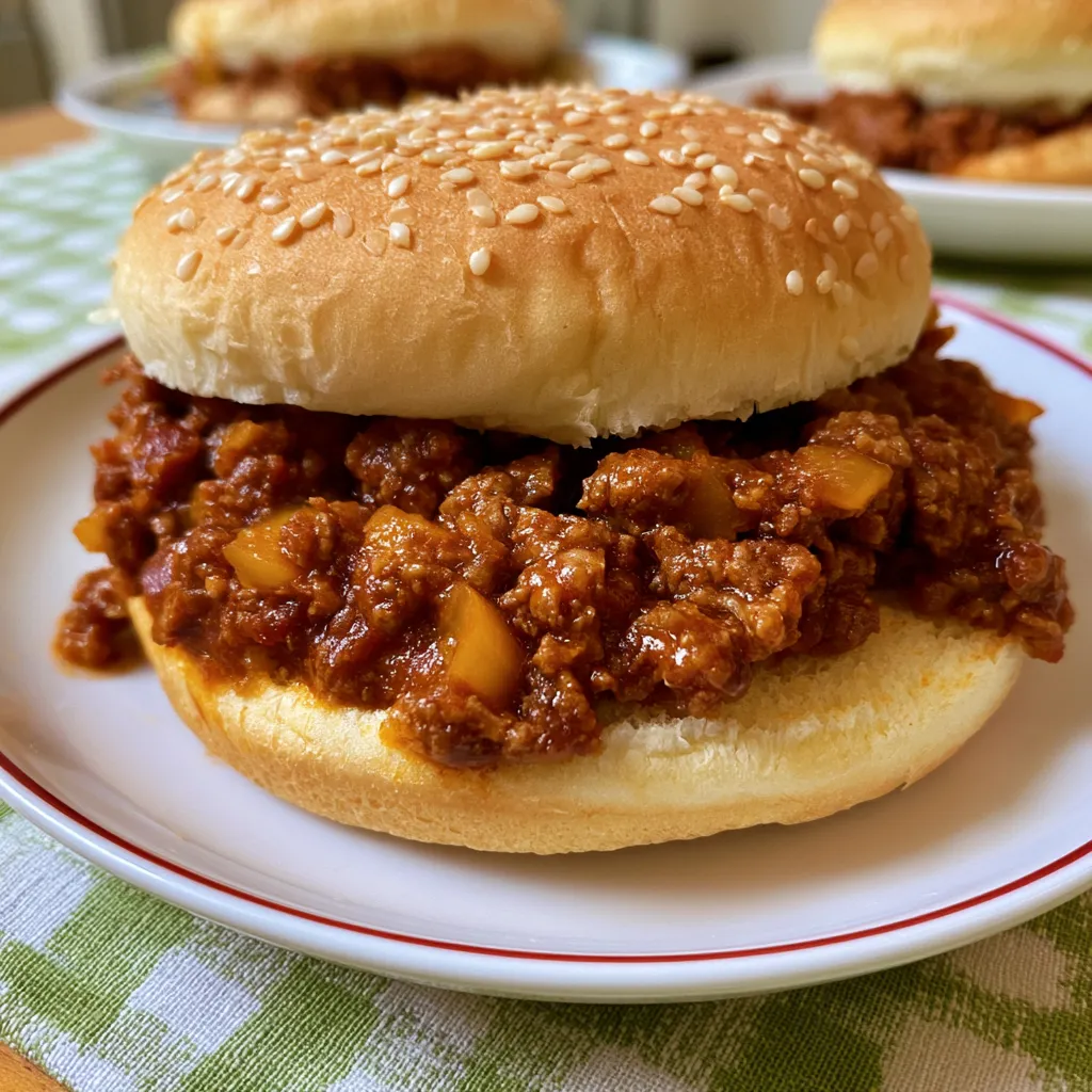 Slow Cooker Sloppy Joes