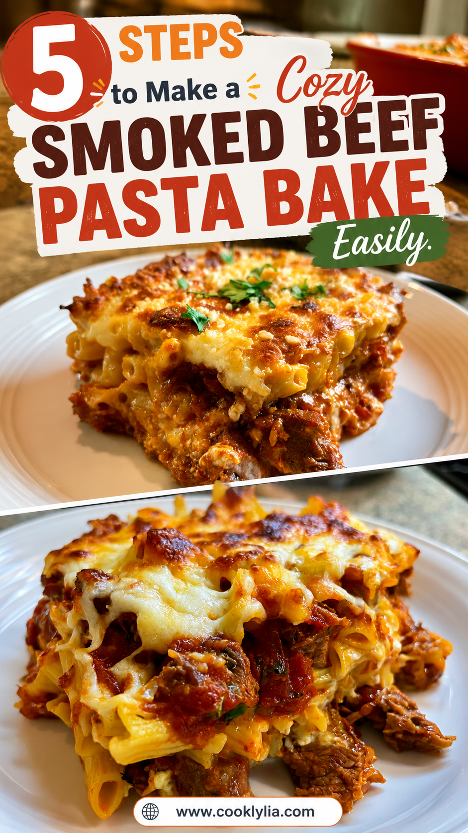 Smoked Beef Pasta Bake