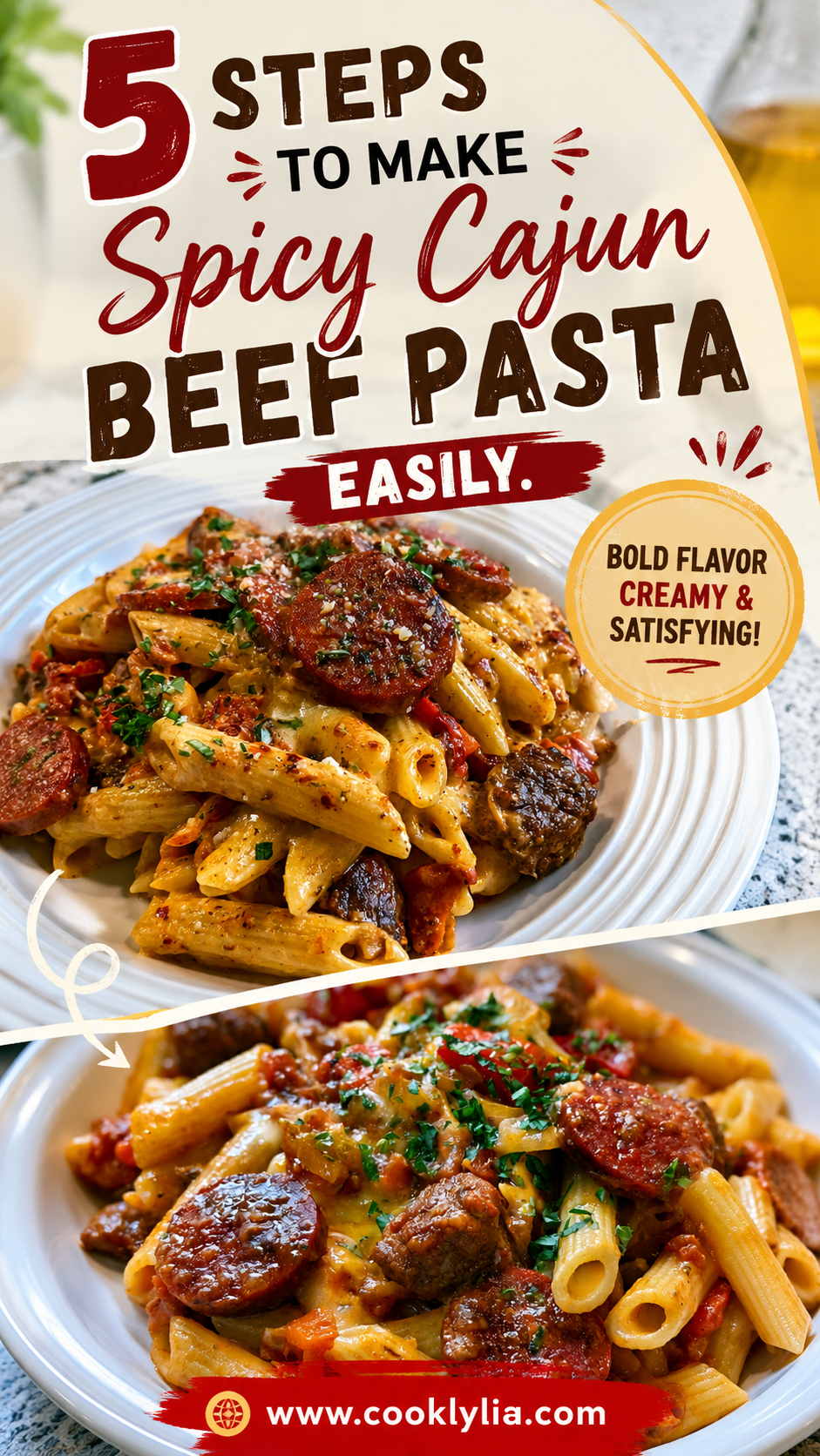 Smoked Beef Pasta Bake