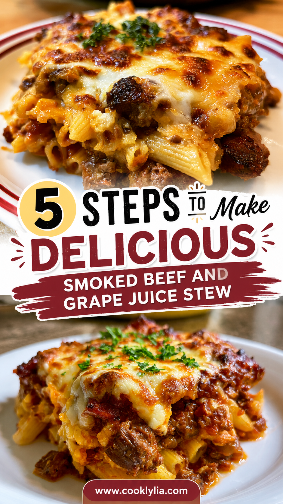 Smoked Beef Pasta Bake