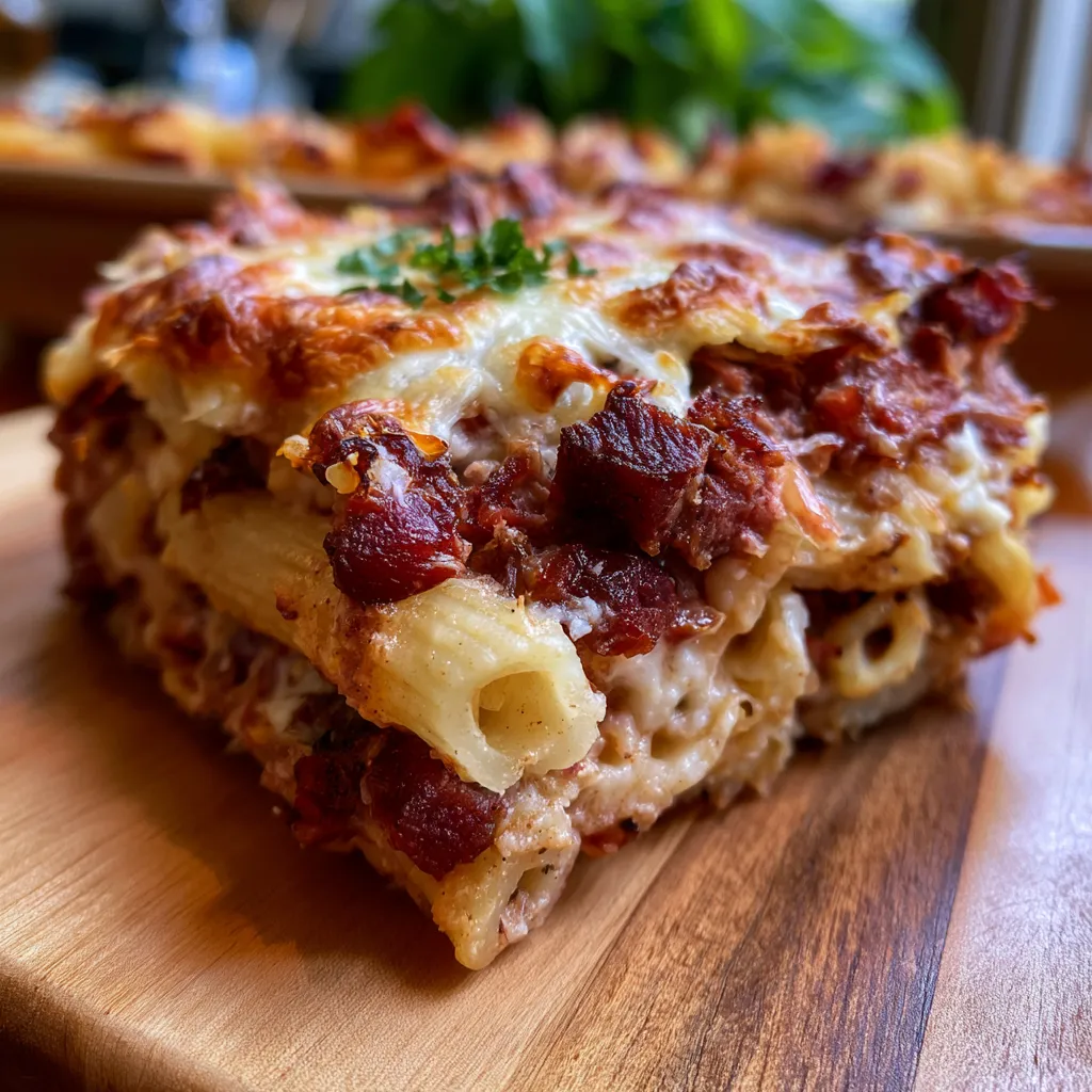 Smoked Beef Pasta Bake
