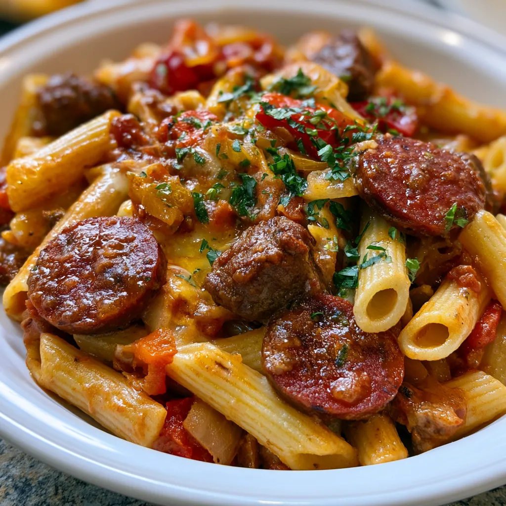 Smoked Beef Pasta Bake