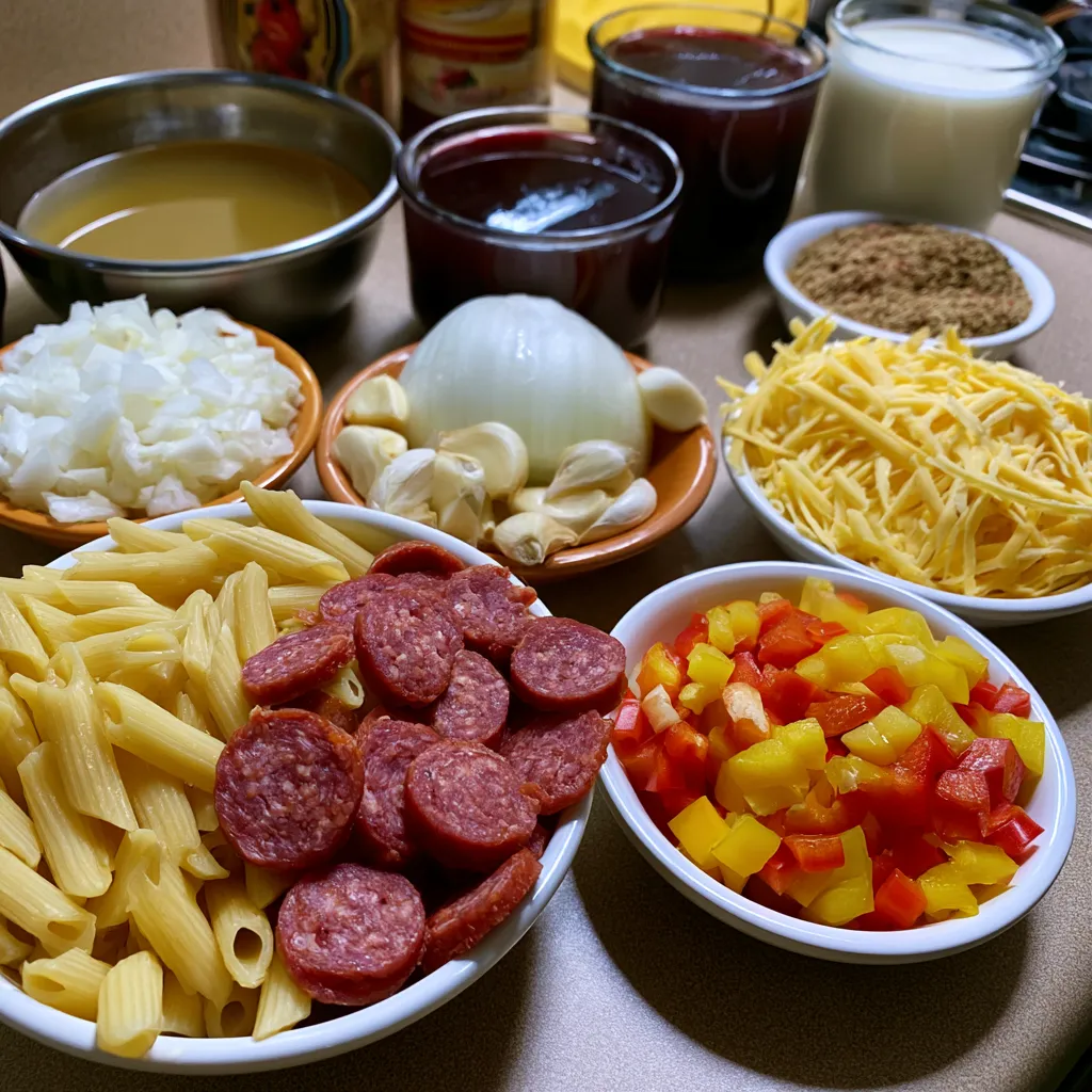 Smoked Beef Pasta Bake