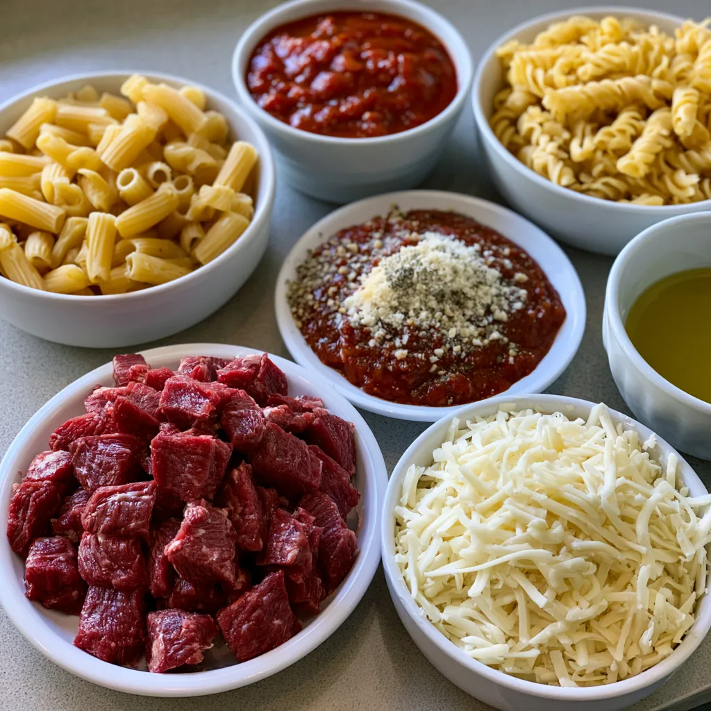 Smoked Beef Pasta Bake