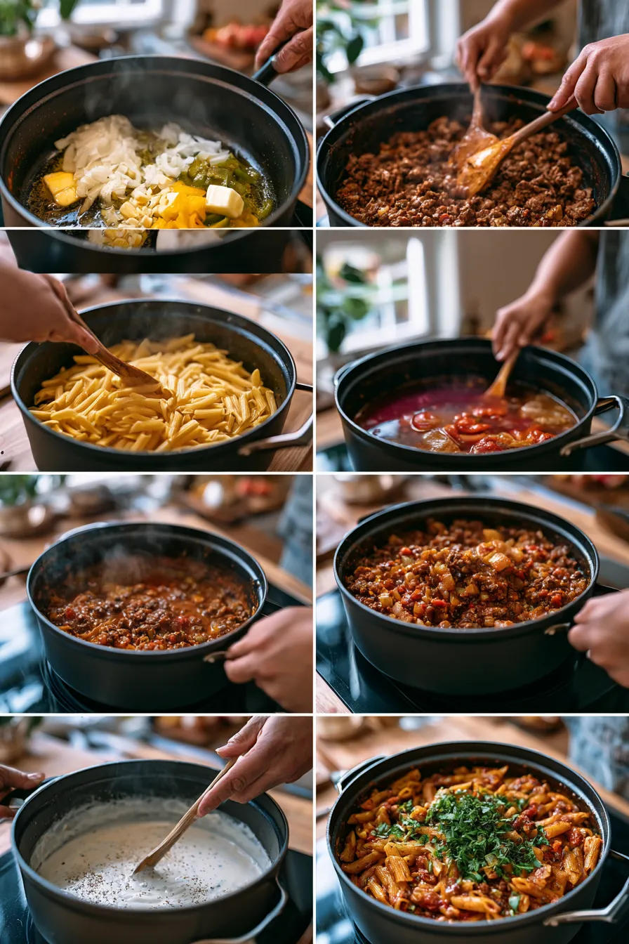 Smoked Beef Pasta Bake
