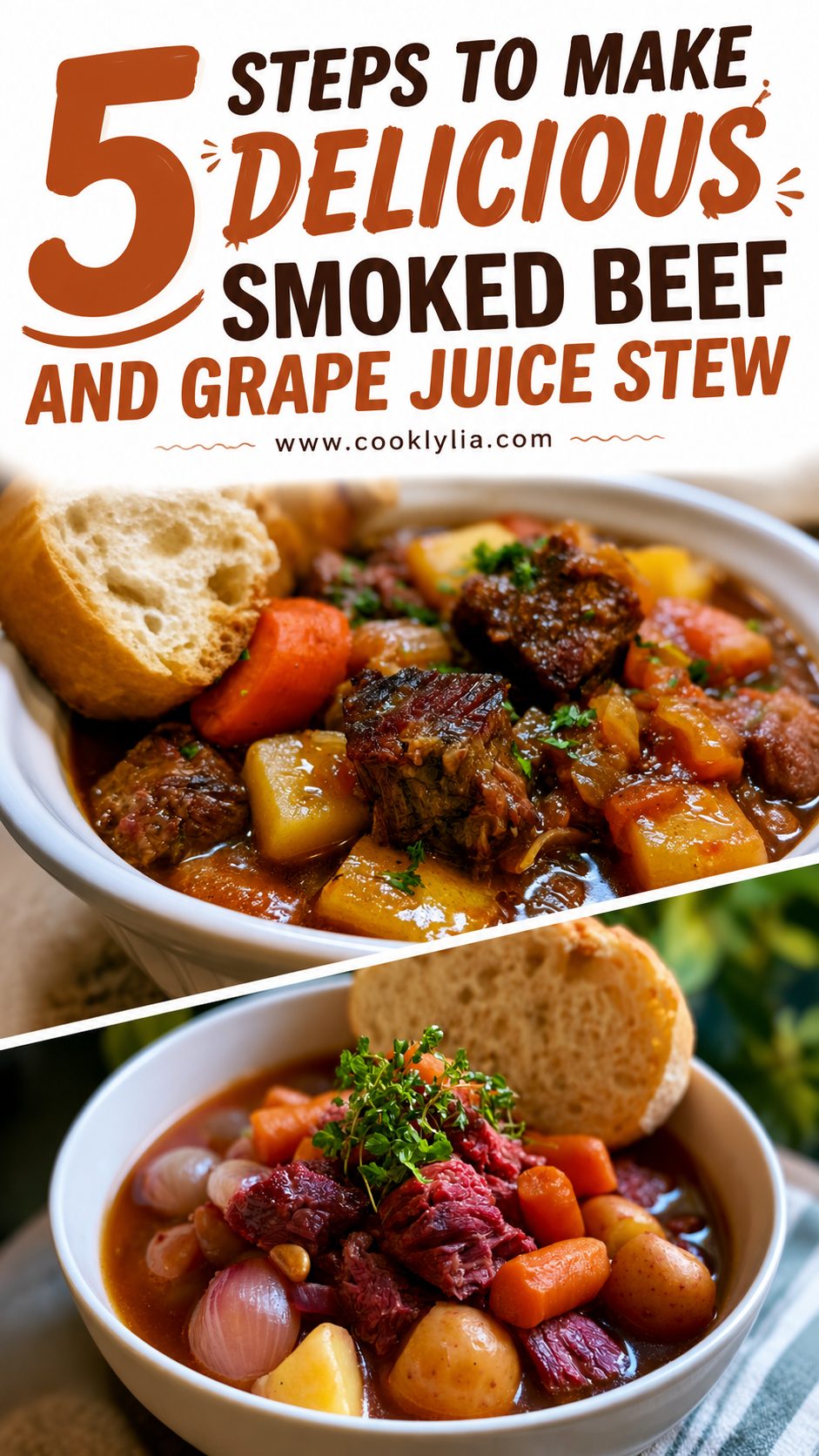 Smoked Beef and Grape Juice Stew