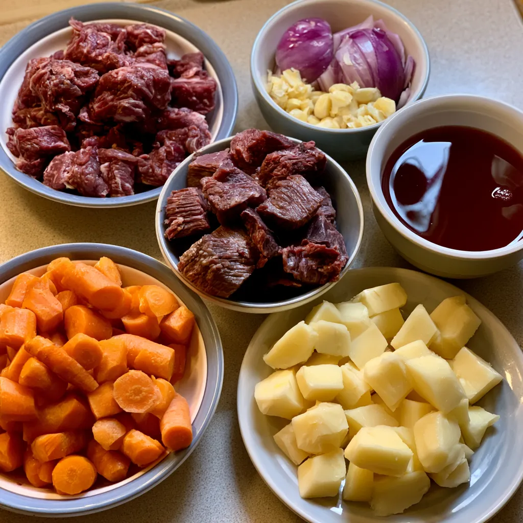 Smoked Beef and Grape Juice Stew
