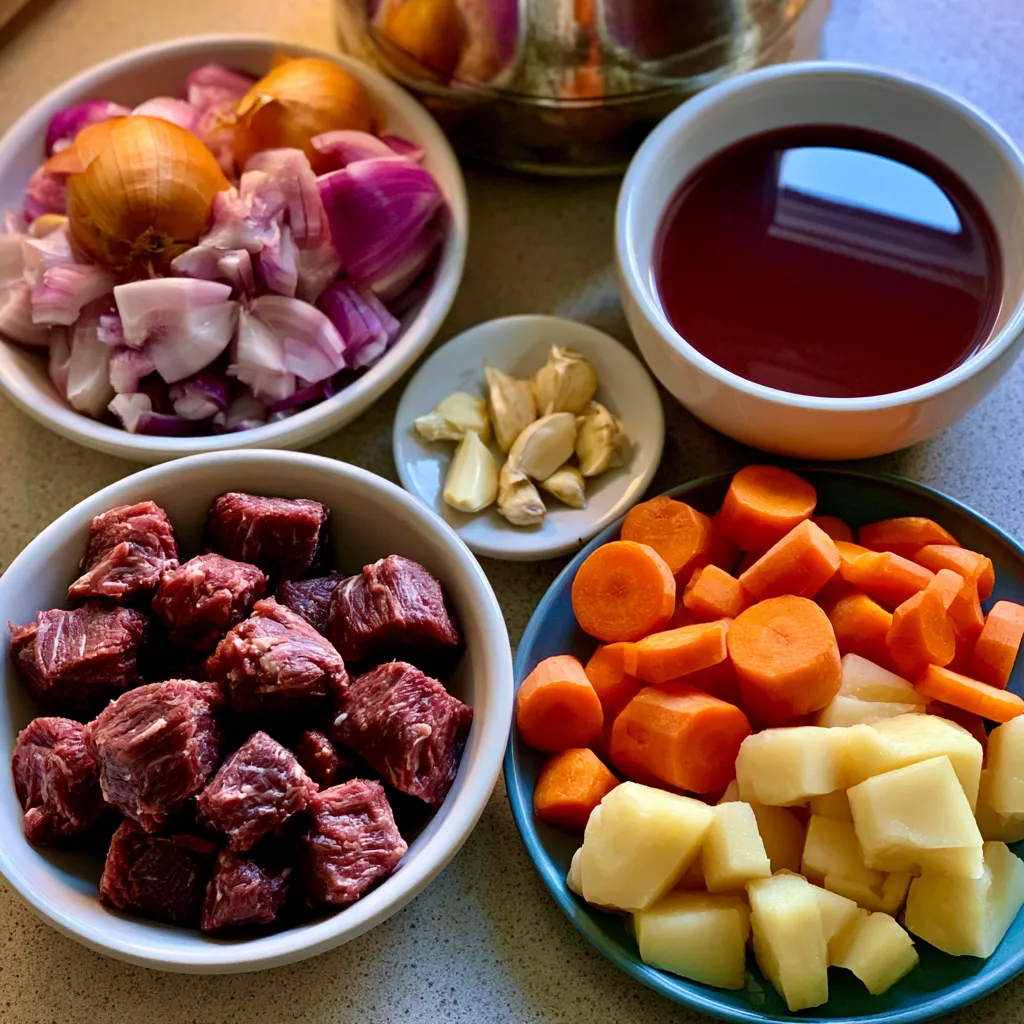 Smoked Beef and Grape Juice Stew