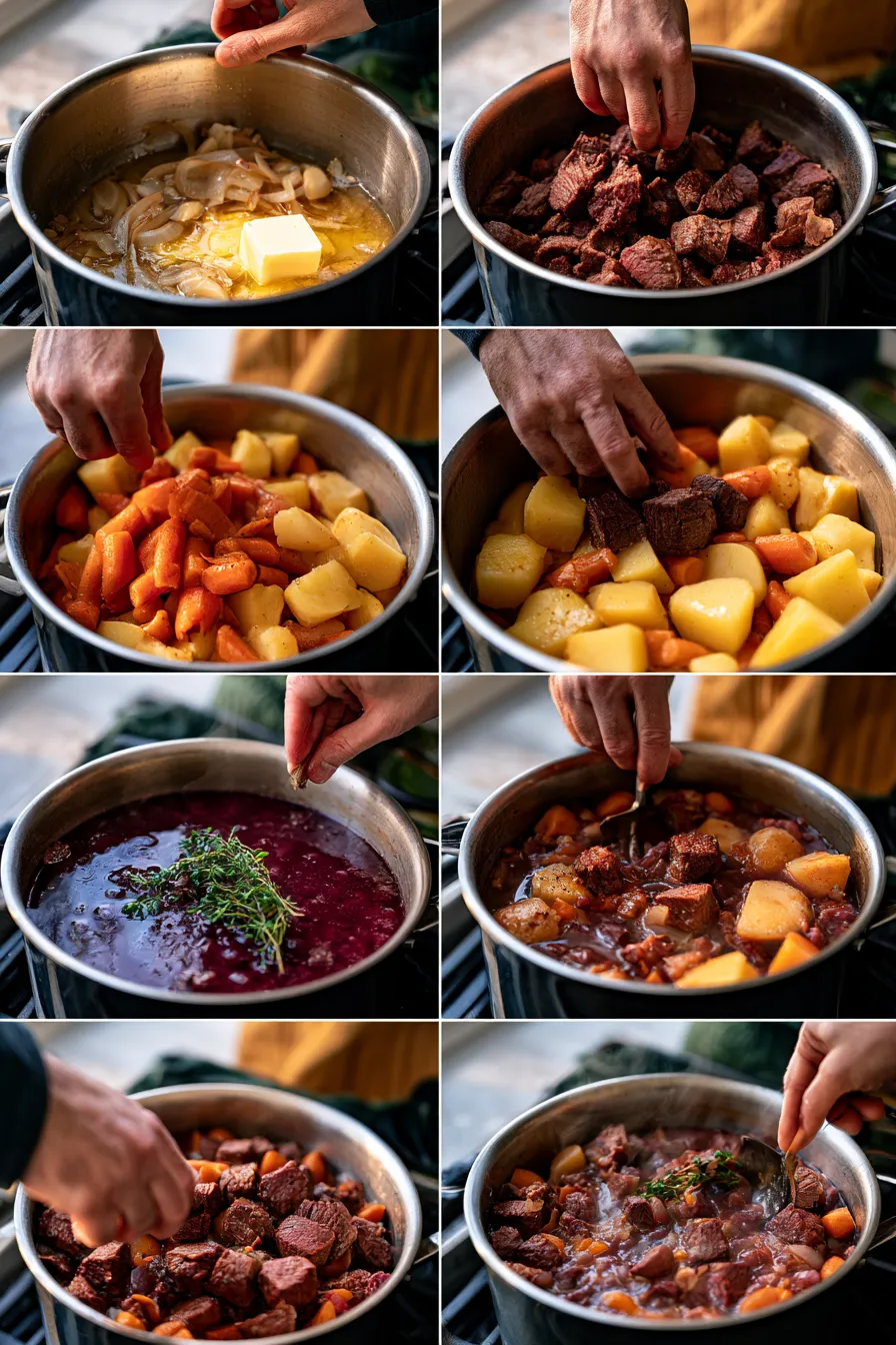 Smoked Beef and Grape Juice Stew
