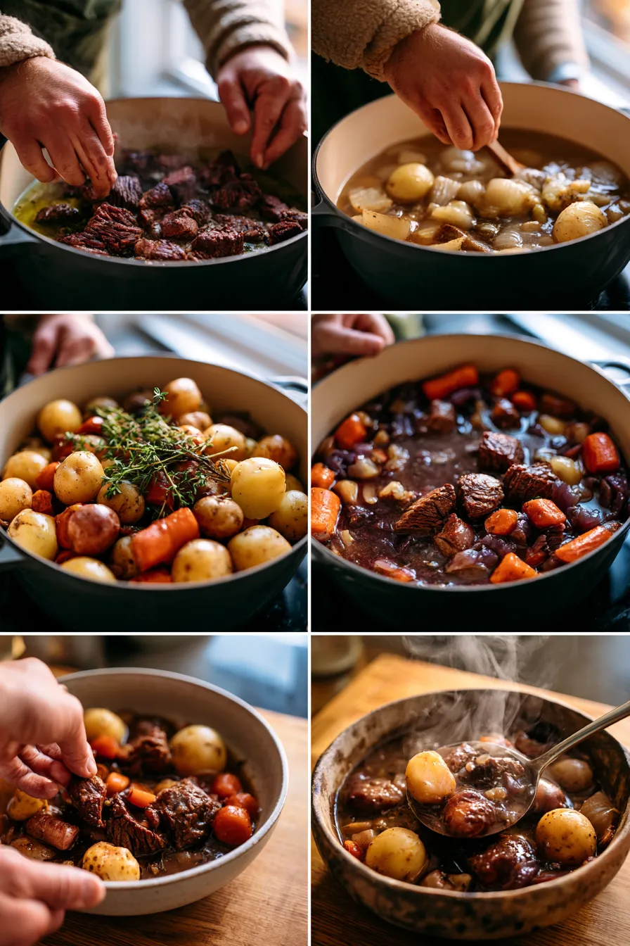 Smoked Beef and Grape Juice Stew