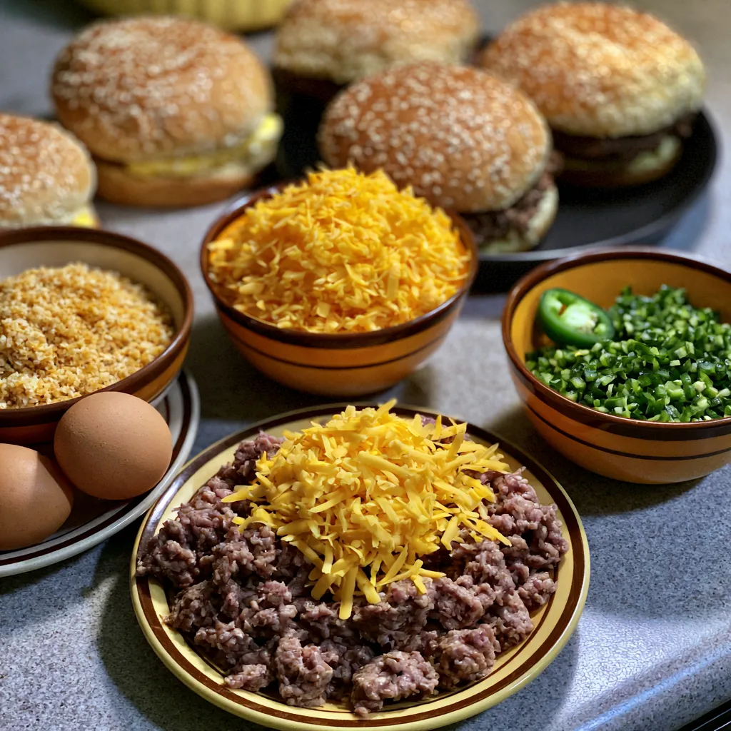 Smoked Cheddar Jalapeño Burgers