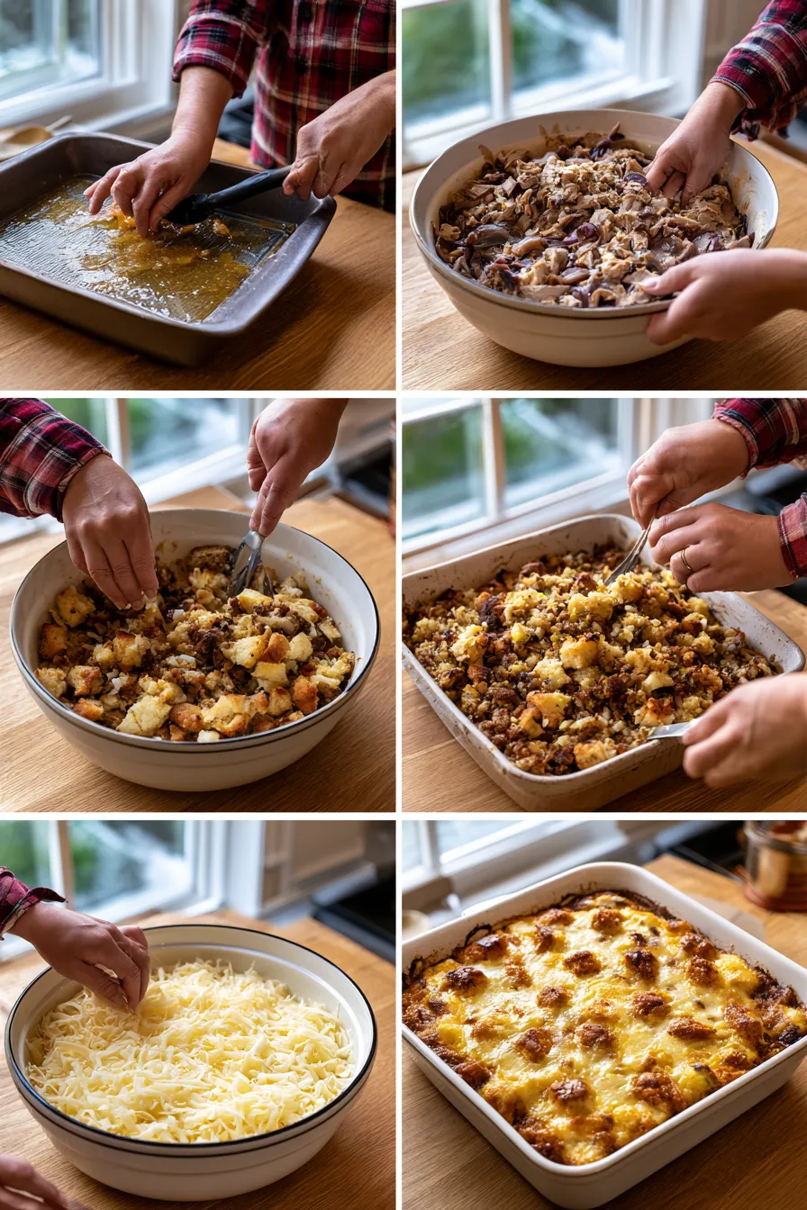 Turkey Stuffing Casserole