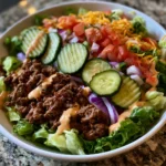 Viral Smash Burger Bowl