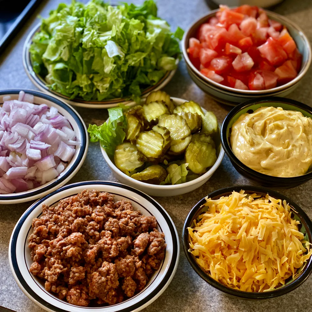 Viral Smash Burger Bowl