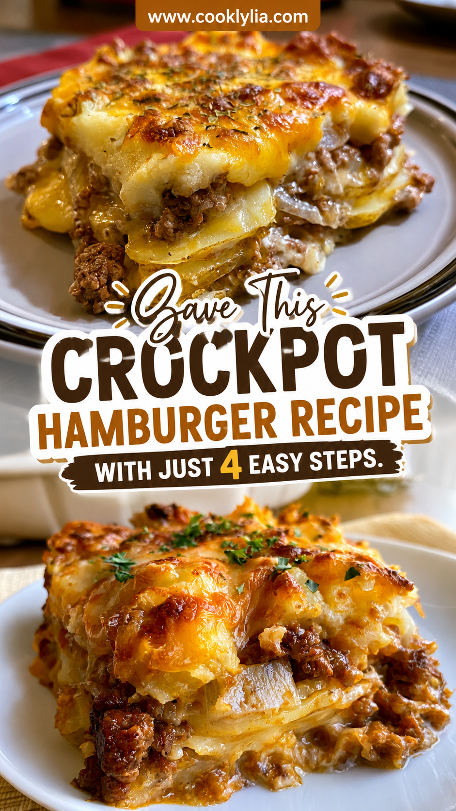 crockpot hamburger potato casserole