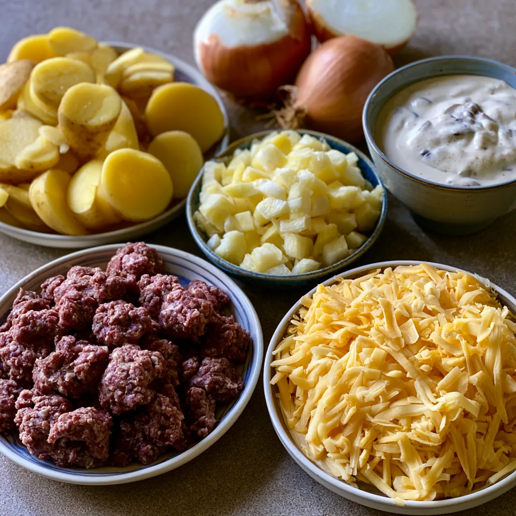 crockpot hamburger potato casserole