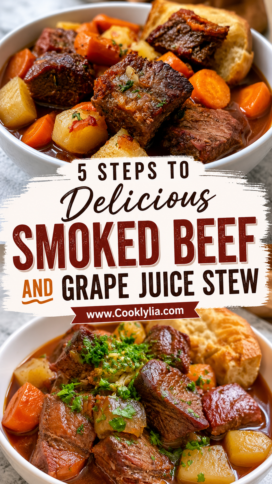 Smoked Beef and Grape Juice Stew
