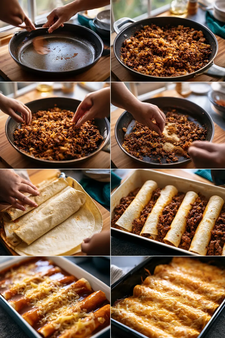 ground beef enchiladas