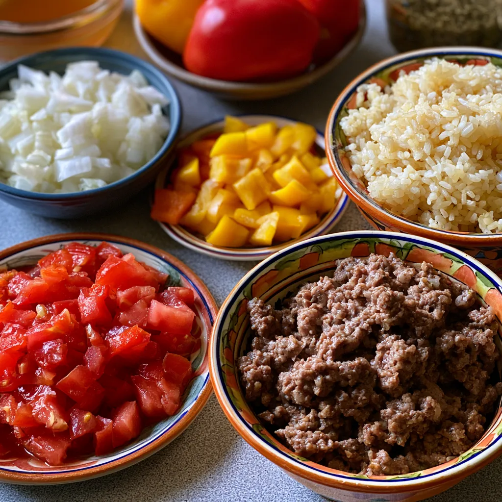 unstuffed pepper skillet