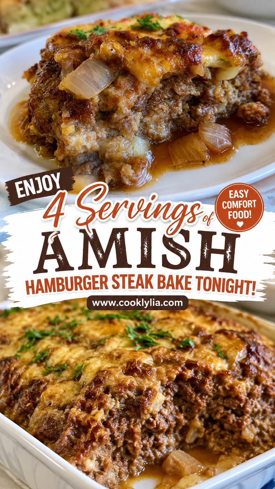 amish hamburger steak bake