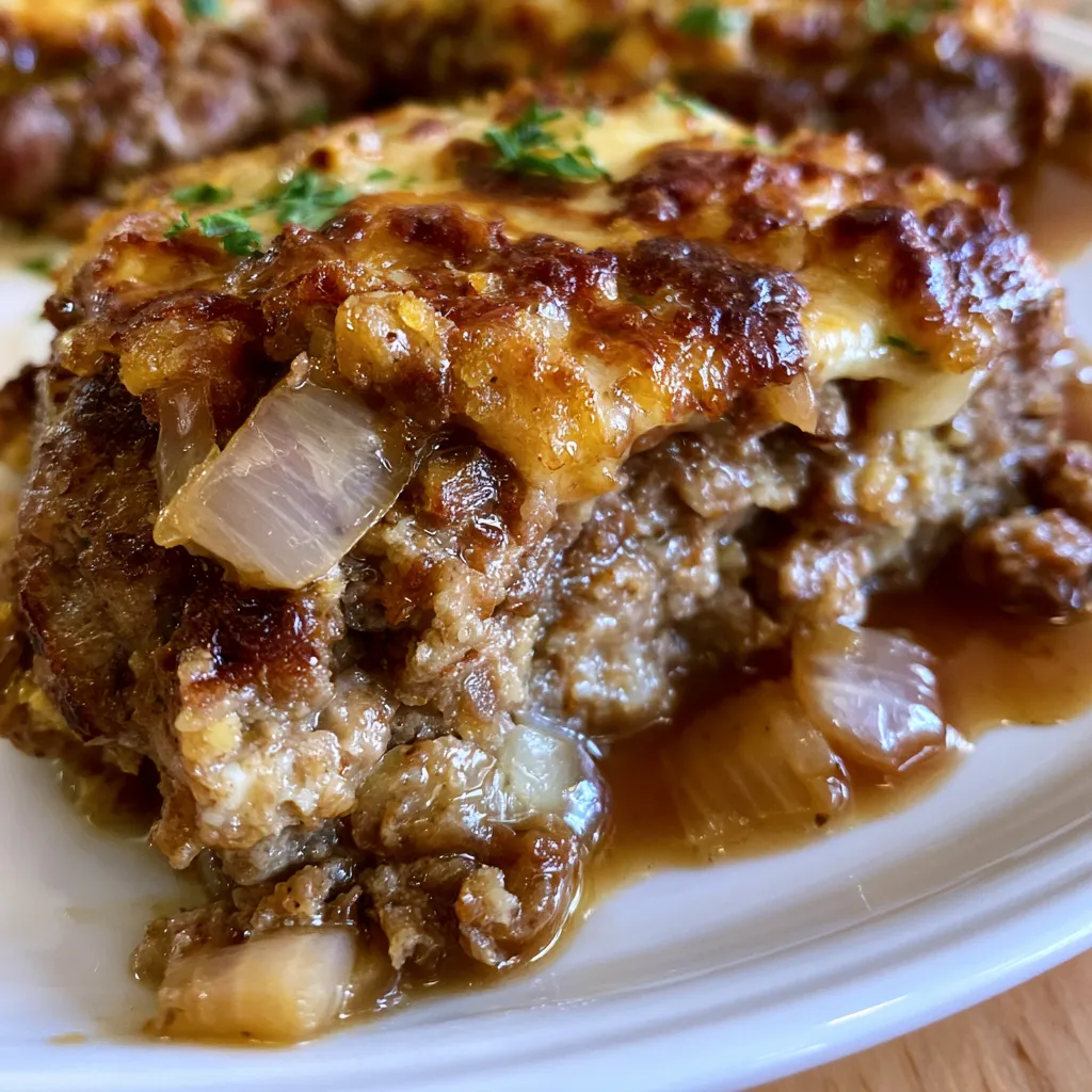amish hamburger steak bake
