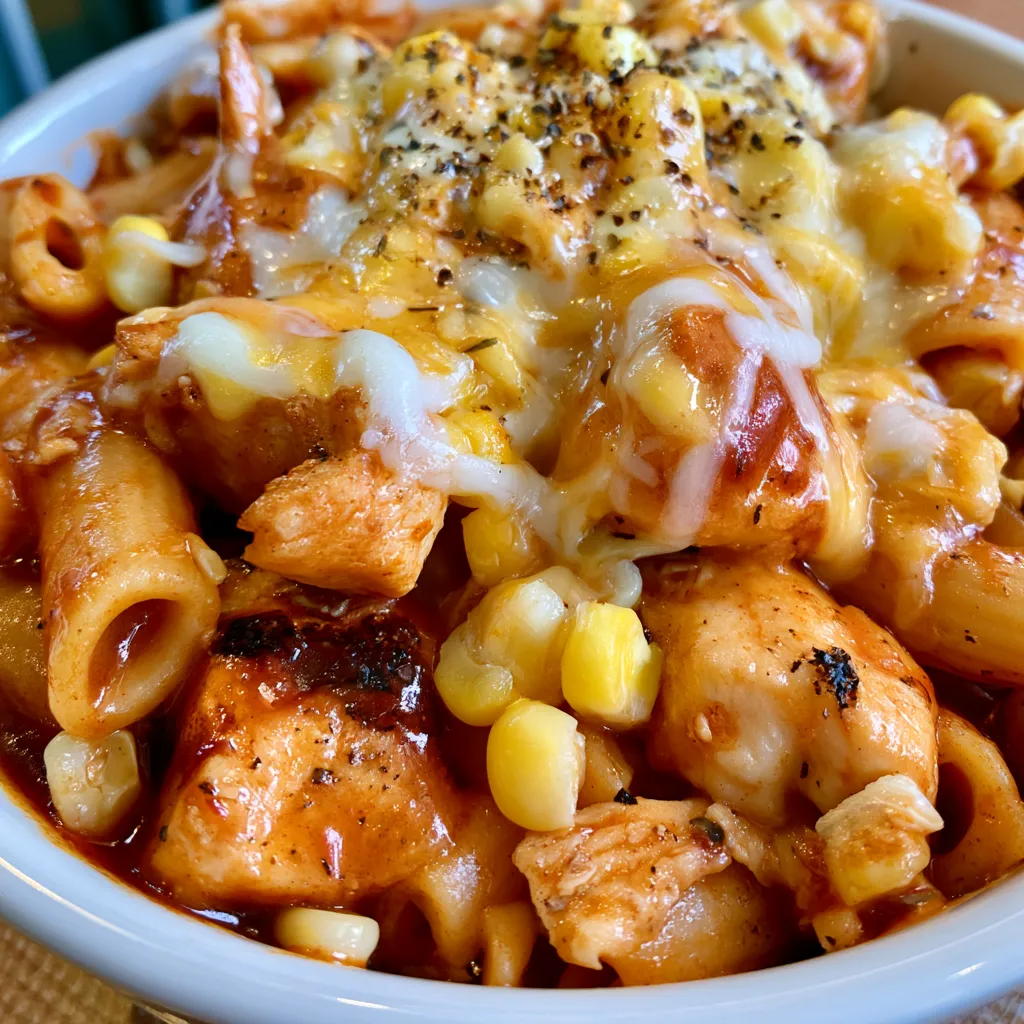 bbq ranch chicken pasta