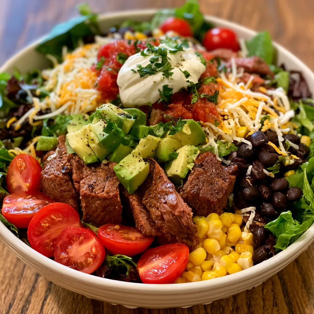 beef taco salad