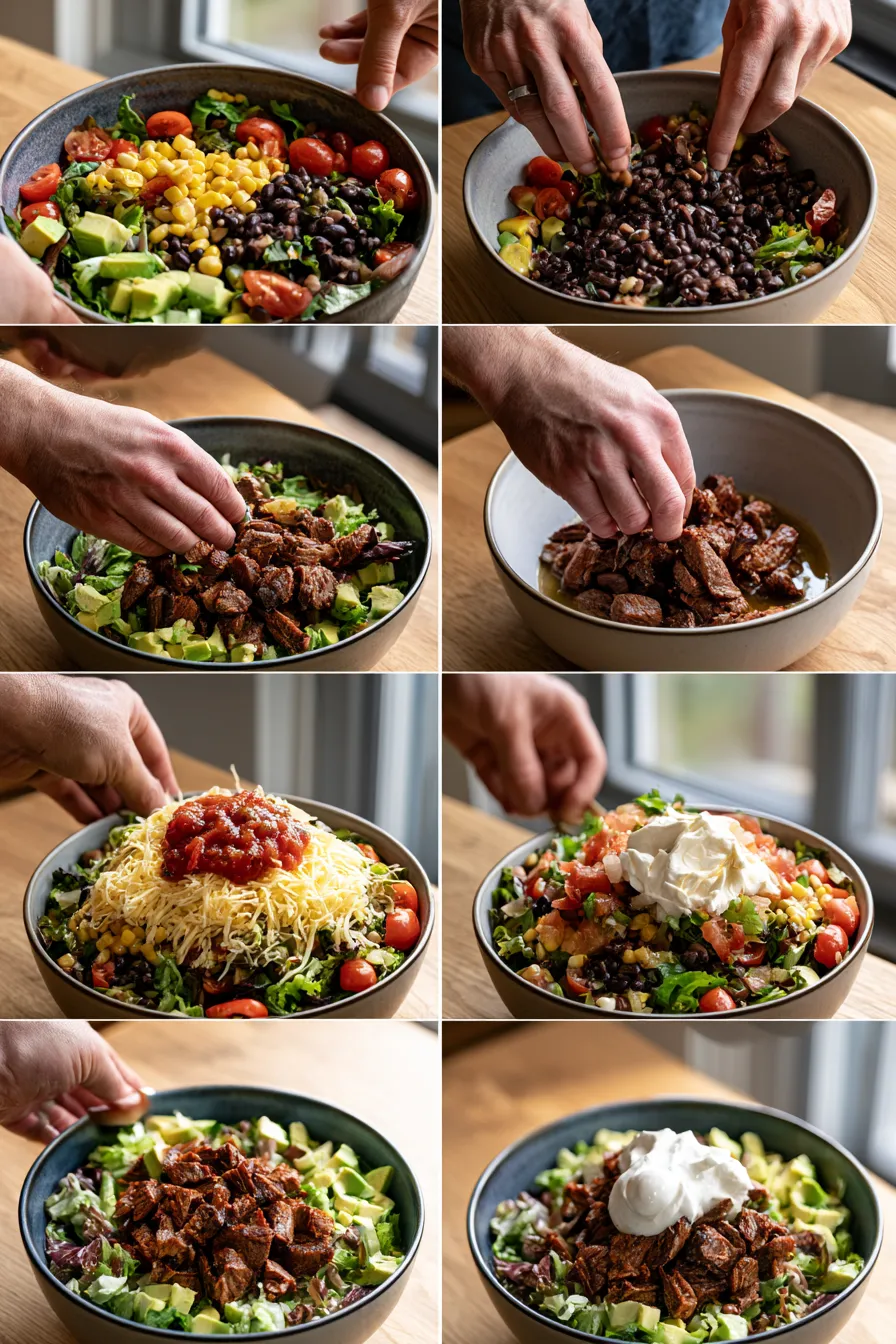 beef taco salad