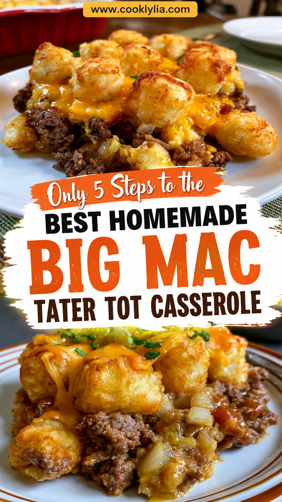 big mac tater tot casserole