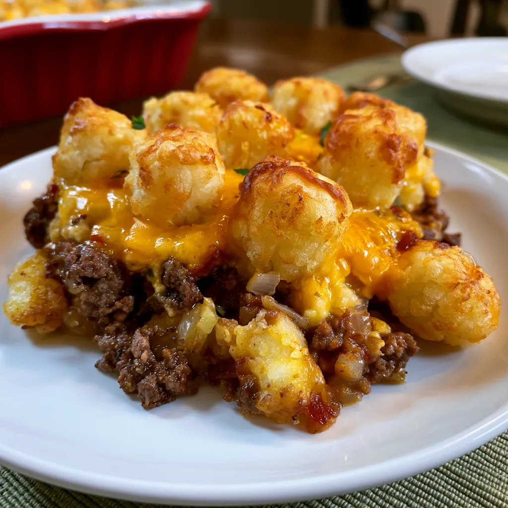 big mac tater tot casserole