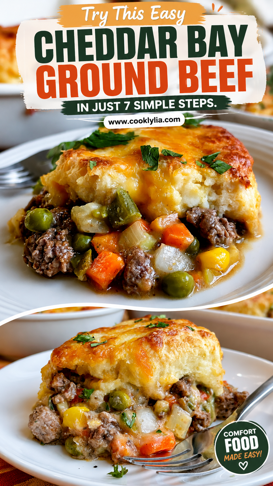 cheddar bay ground beef cobbler