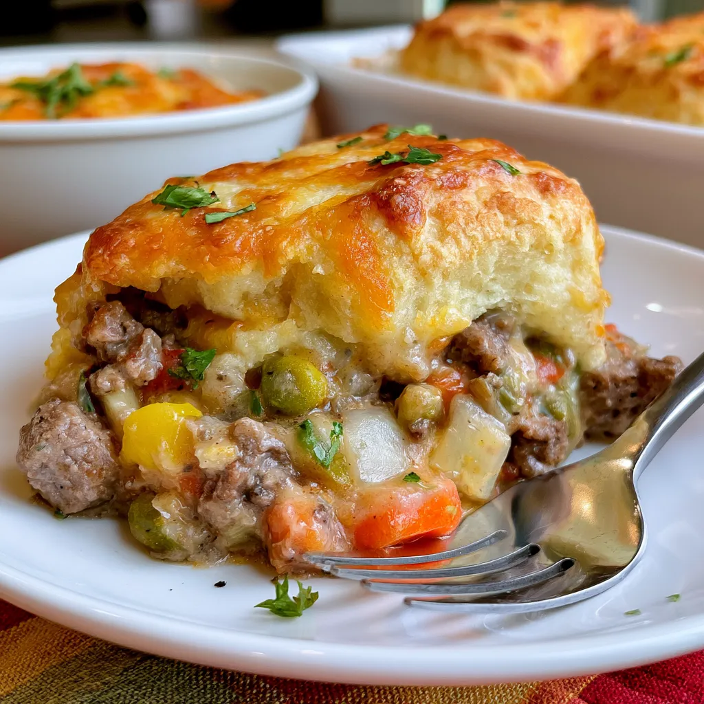 cheddar bay ground beef cobbler