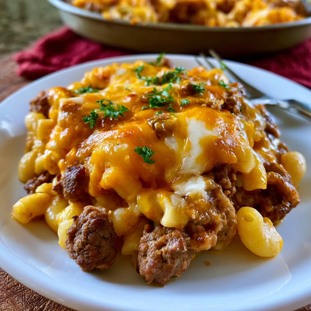 cheeseburger mac and cheese
