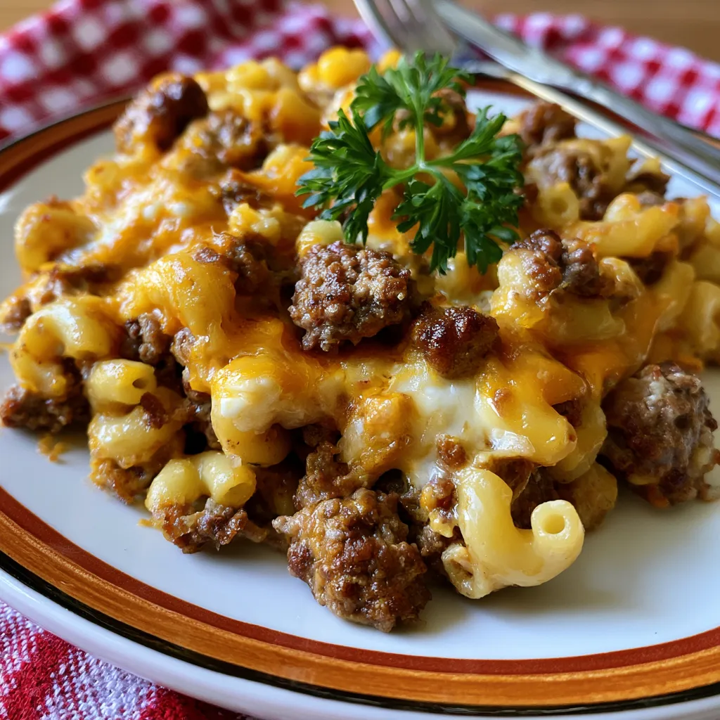 cheeseburger mac and cheese