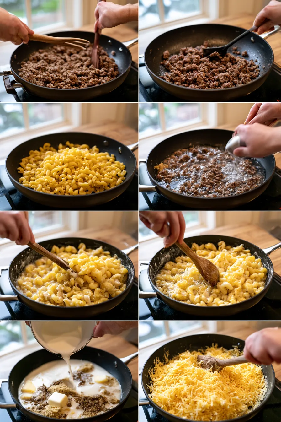 cheeseburger mac and cheese
