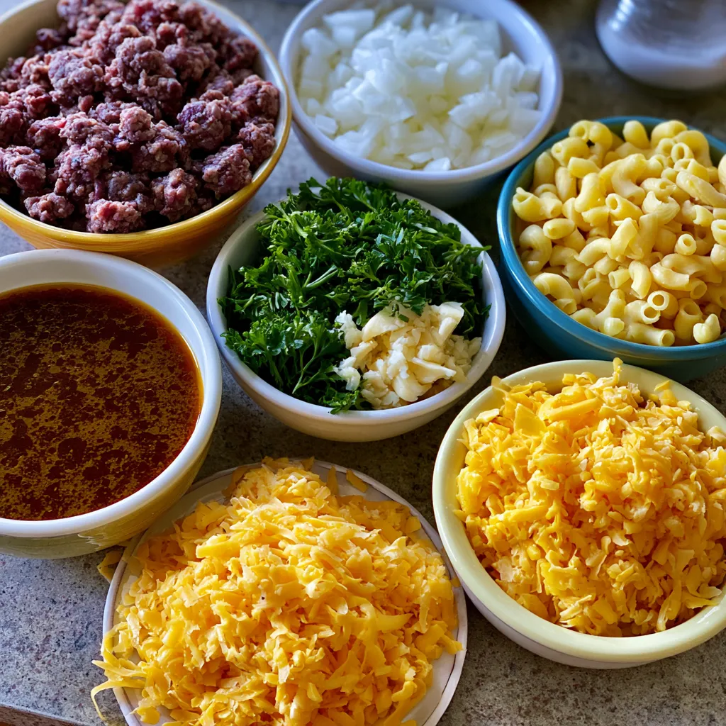 cheeseburger macaroni soup