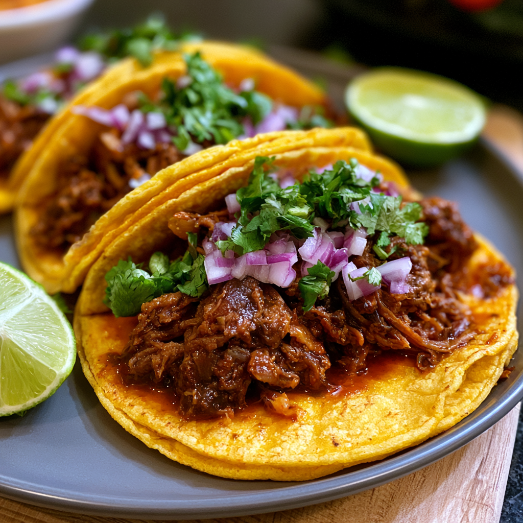 crock pot birria tacos